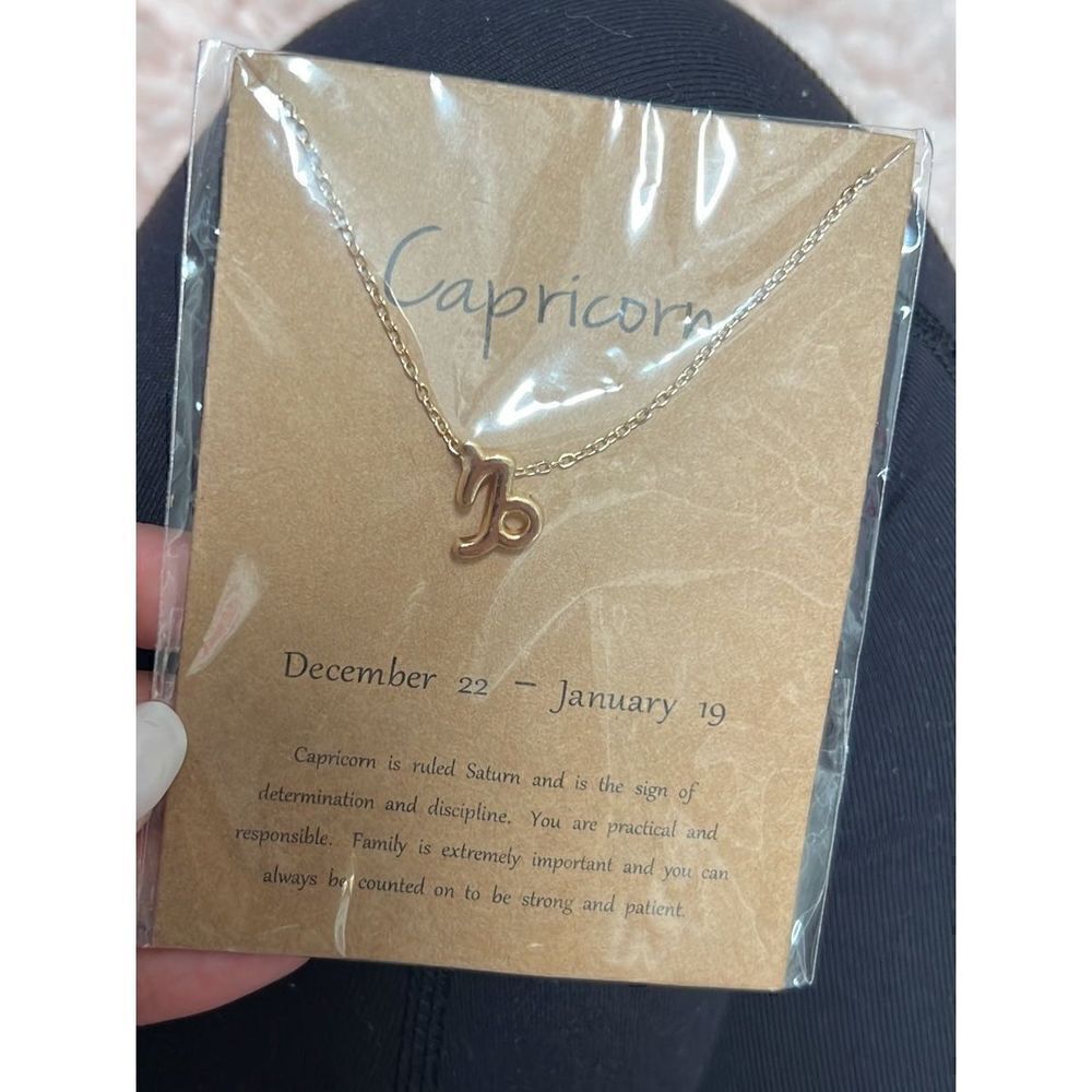 New Capricorn astrology tarot horoscope Necklace